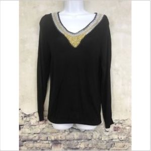 PECK & PECK Women Gold Silver Black Dazzle